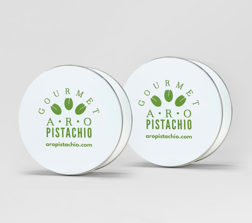 Nut Passion Gift Tin (Large) - Salted Pistachios, Large Gift Tins: Fastachi